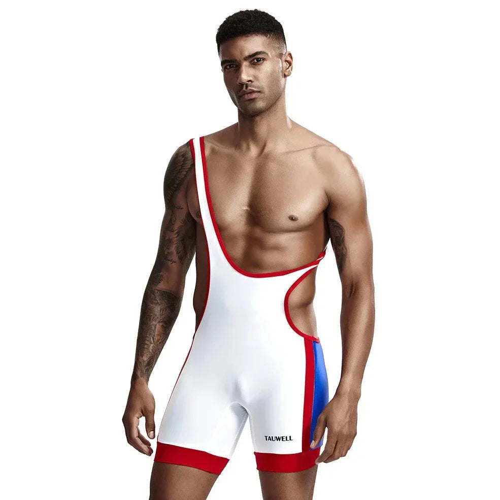 Deep Scoop Classic Wrestling Singlet - Enhanced Mobility and Style