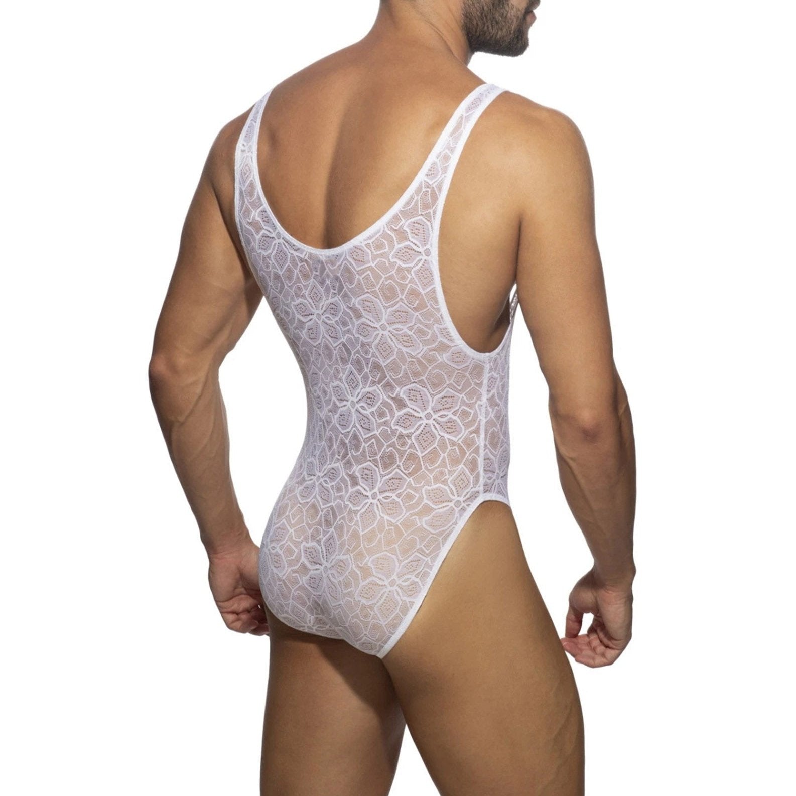 Primal Lace Thong Bodysuit - Exquisite Allure