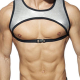 Men's Metallic Chest Harness - Shine Bright, Stand Out