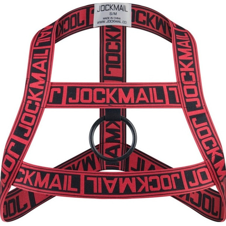 Jockmail Men's Letter Elastic Chest Harness - Elevate Your Allure