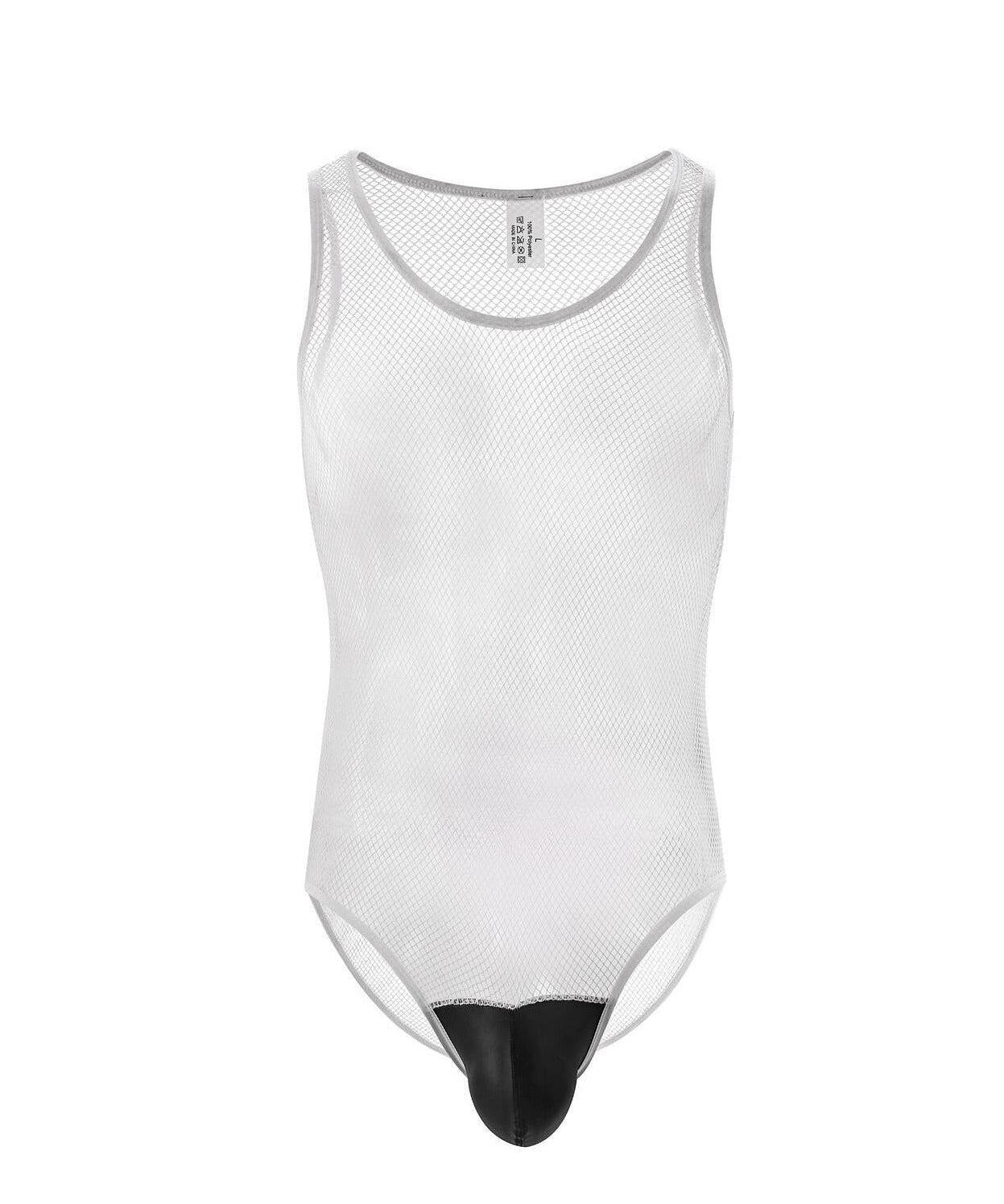 Men's Mesh Full Bodysuit - Intrigue and Seduction