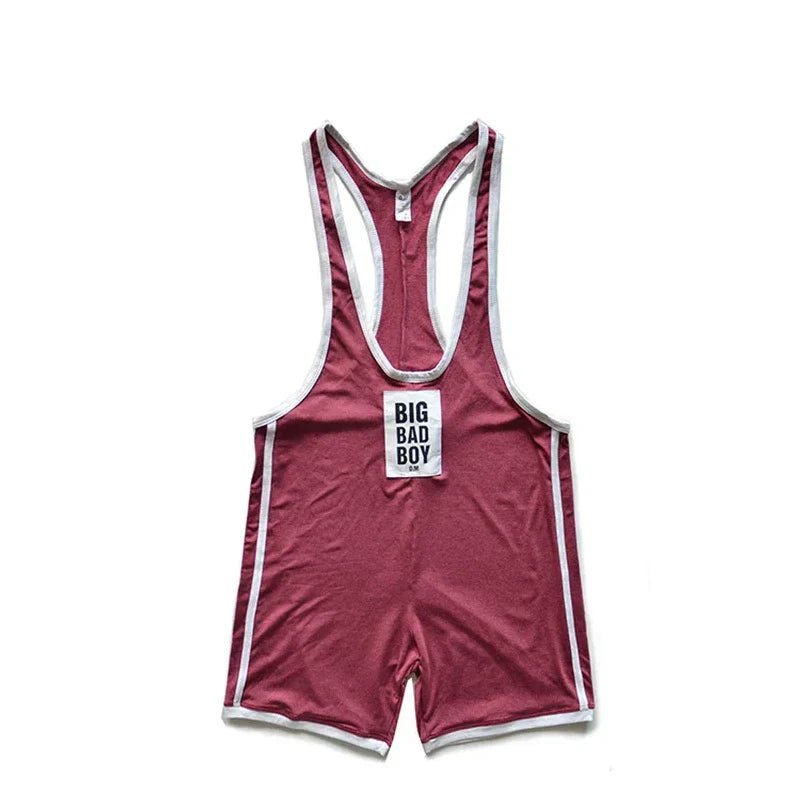 DM Big Bad Boy Wrestling Singlet - Unleash Your Inner Rebel