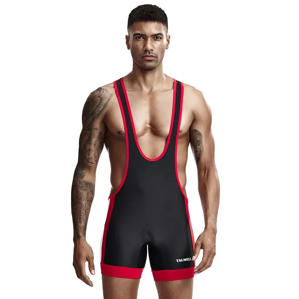 Deep Scoop Classic Wrestling Singlet - Enhanced Mobility and Style