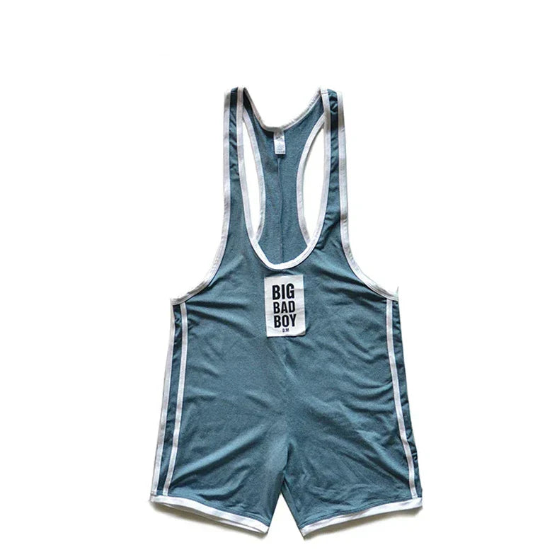 DM Big Bad Boy Wrestling Singlet - Unleash Your Inner Rebel