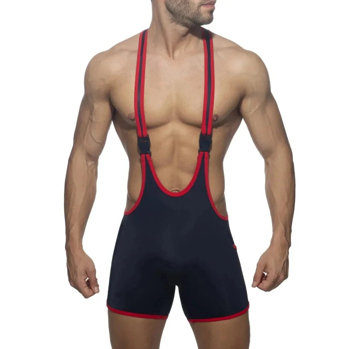 Rainbow Tape Buckle Workout Singlet - Stand Out and Sizzle