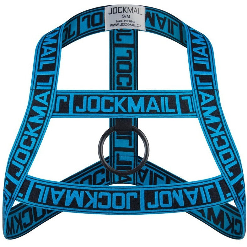 Jockmail Men's Letter Elastic Chest Harness - Elevate Your Allure