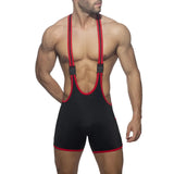 Rainbow Tape Buckle Workout Singlet - Stand Out and Sizzle