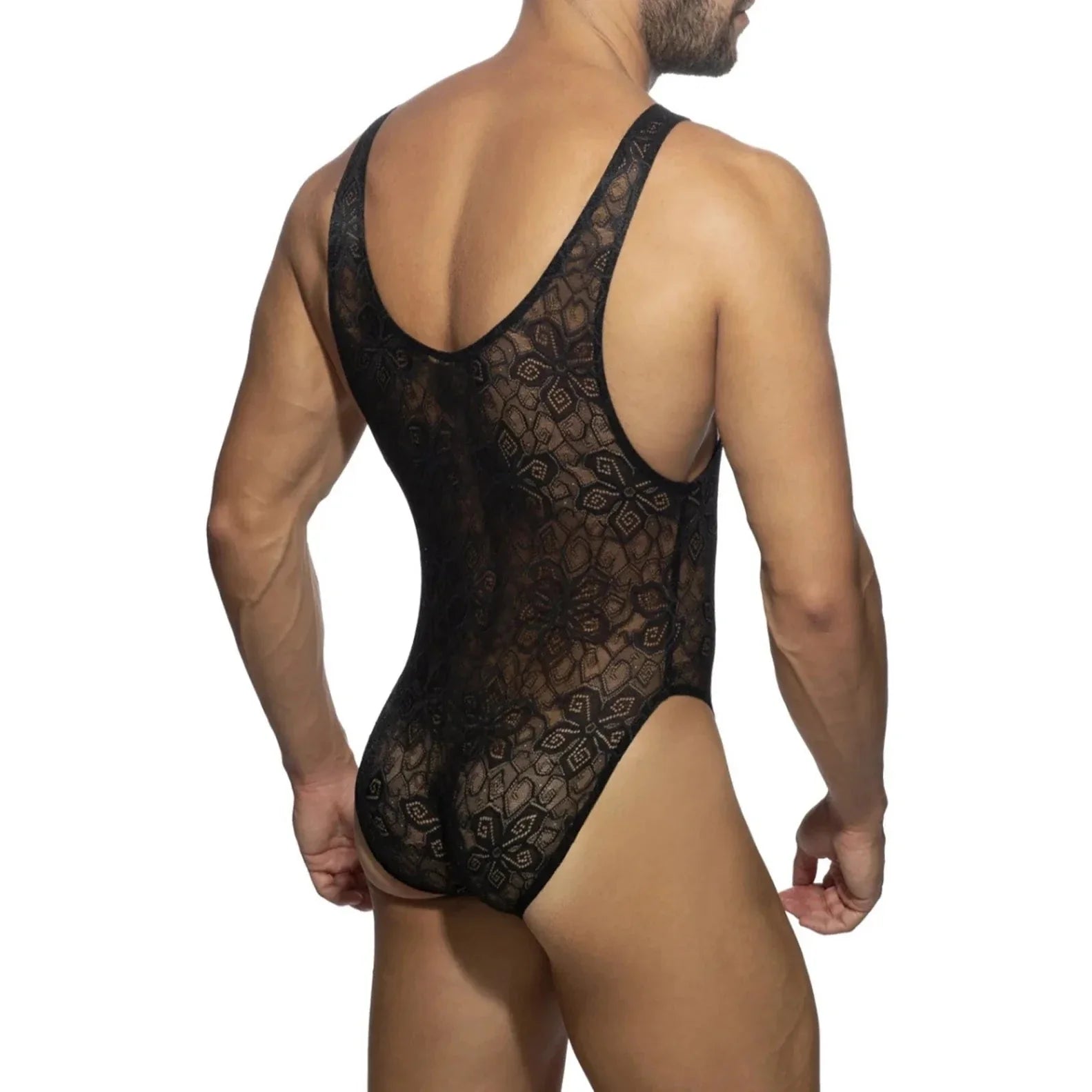 Primal Lace Thong Bodysuit - Exquisite Allure