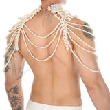 Regal Pearl Body Jewelry Harness - Dazzle Like Royalty