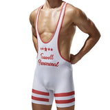 Striped Phenomenal Racerback Singlet - Dynamic and Vibrant Design