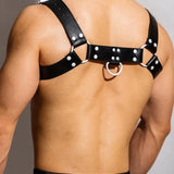 Men's Bulldog Adjustable Chest Harness - Elevate Your Allure