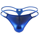 Men's Metallic Double Strap Thong - Bold and Daring