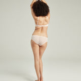 The Sheer Deco Lift Balcony Bra - Blush Pink