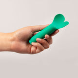 Je Joue Heart-Shaped Bullet Vibrator - Amour Bullet Emerald Green