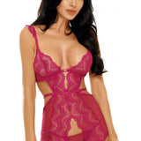 Beauty Night Peyton Chemise Purple (L/XL)