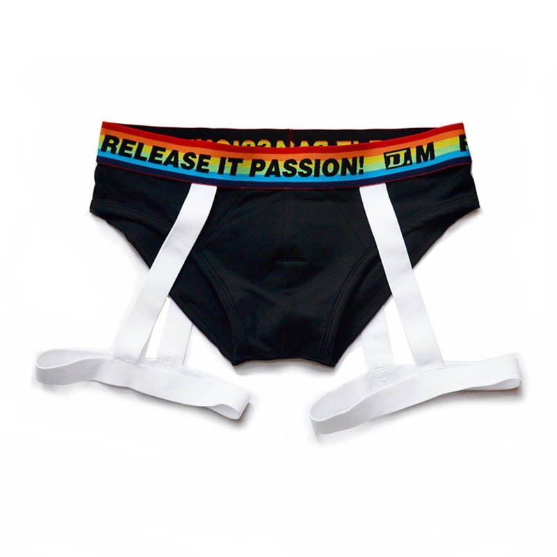 DM Rainbow Passion Garter Briefs – Stylish Design for Pride