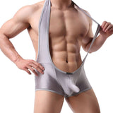 Men's Kinky Backless Bulge Pouch Singlet - Provocative Design