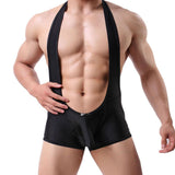 Men's Kinky Backless Bulge Pouch Singlet - Provocative Design