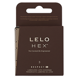 Lelo Condoms - HEX Respect XL 3 Pack