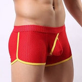 Men's Mesh Cage Boxer Briefs - Supportive and Eye-Catching