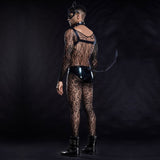 Mesh Cat Gay Costume - Unleash Your Inner Feline