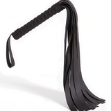 Black Faux Leather Flogger