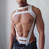 Studded Triple Body Harness – Eye-Catching Design for Parties