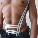 Studded Triple Body Harness – Eye-Catching Design for Parties