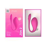 We-Vibe Discreet Insertable Vibrator with App Control - Jive 2 - Electric Pink