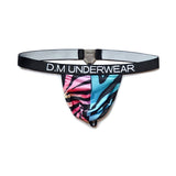Wild Instinct Men's Thong – Colorful Animal Print for Bold Style