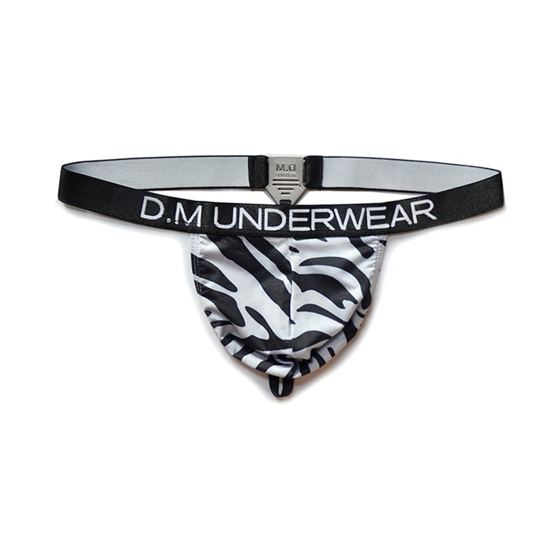 Wild Instinct Men's Thong – Colorful Animal Print for Bold Style
