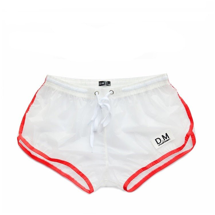 DM Plastic See-through Running Shorts – Bold and Flirty Design